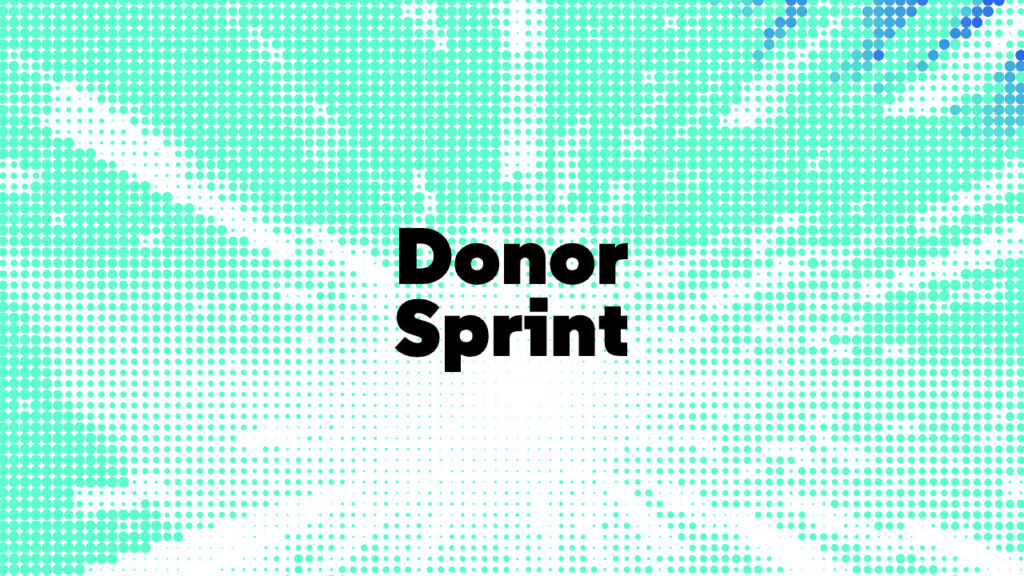 Donor Sprint